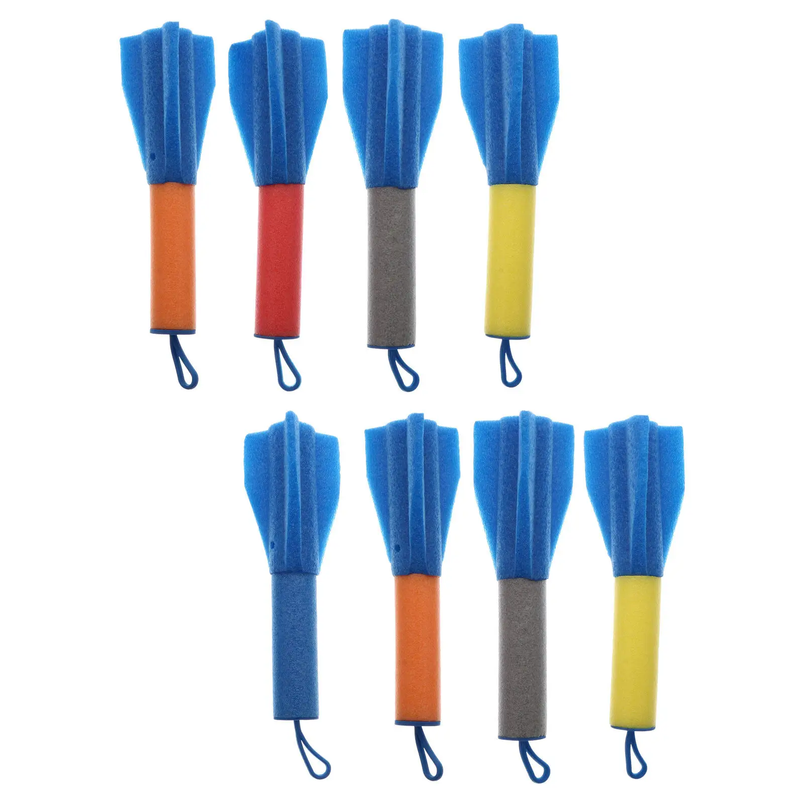 

8Pcs Finger Rockets Foam Flyer Education Plaything Safe Kids Learning Fun Party Favor Present Finger Rockets Education Plaything
