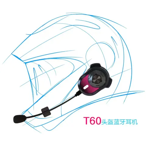 T60 오토바이 헬멧 블루투스 5.0 헤드셋, 400mah 무선 이어폰, 방수 IP67 다기능 핸즈프리 Best5 T60 오토바이 헬멧 블루투스 5.0 헤드셋, 400mah 무선 이어폰, 방수 IP67 다기능 핸즈프리 Best5