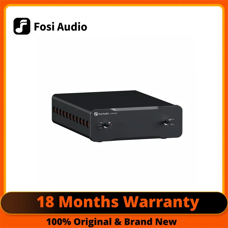 Fosi Audio 240W Power HiFi Amplifier for Home Audio Speakers Mini Monoblock Class D Amp with TPA3255 Support XLR&RCA Input