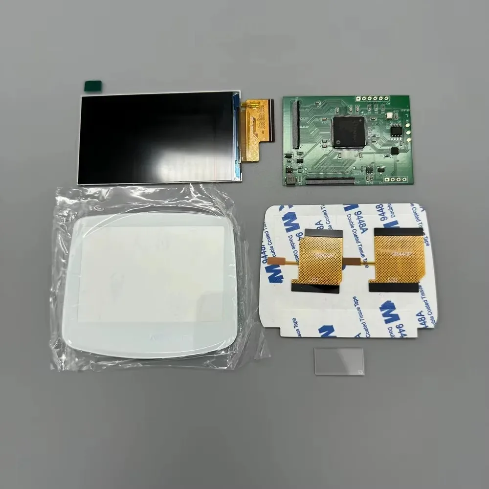 2,9 inch origineel formaat IPS LCD-scherm met hoge helderheid voor Gameboy Advance GBA, ondersteunt pixelmodusweergave, warmlichtschermen