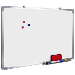 Magnetisches Whiteboard doppelseitiges Brett, das Schreibtafel lehrt, lösch bares hängendes magnetisches Message Board für das Home Office