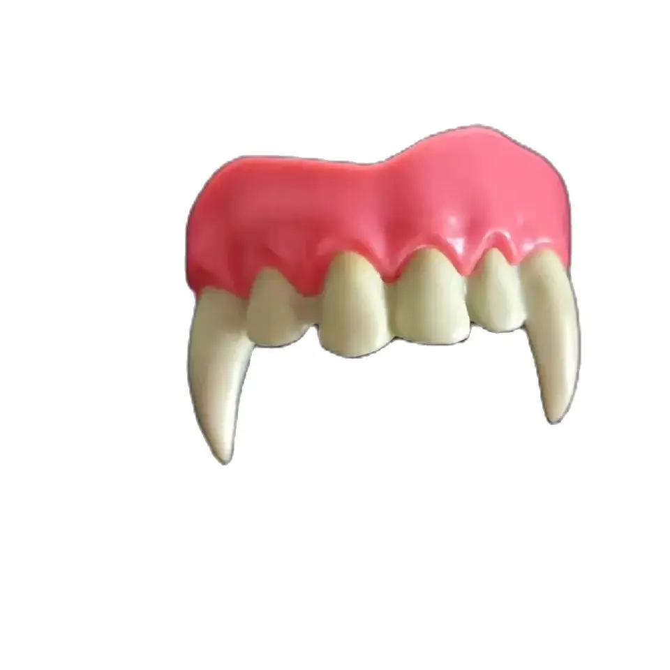 

Dentures Prop Zombie Devil False Costume Fitting Vampire Teeth Halloween Costume Cosplay Party Carnival Accessory Zombie Teeth