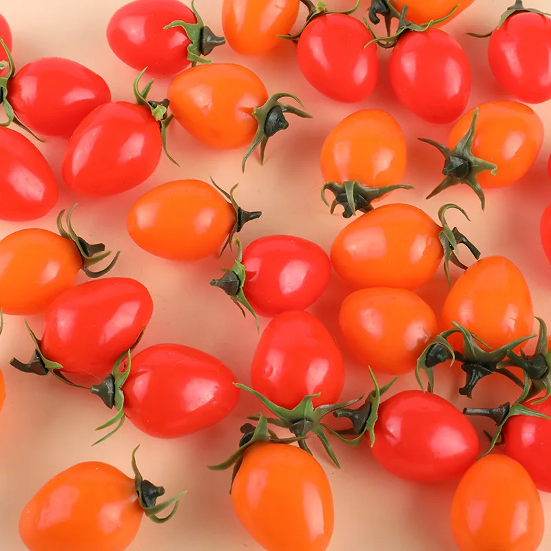 

10/20pcs Simulated Cherry Tomato Model Fake Fruit Vegetable Display Children's Toy Photography Decoration Restaurant Decoration