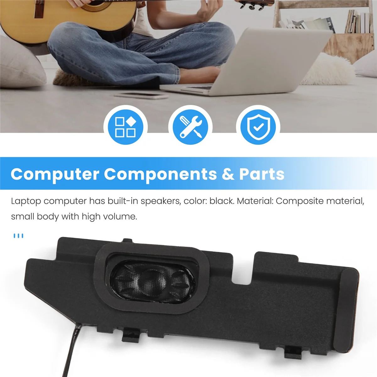 Par de alto-falante esquerdo + direito para Macbook Pro 13 polegadas A1278 2011 2012 substituição QUENTE