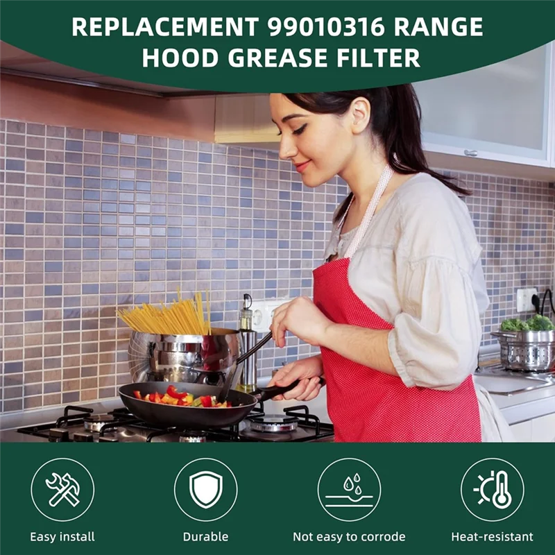 

CHCH для плиты Br-Oan Nu-Tone Ken-More S99010316, смазочный фильтр для вытяжки 11-1/4 "X 11-3/4" 99010316, замена, подходит для 2 шт.