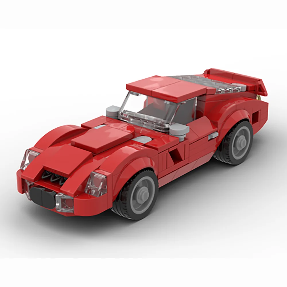 180PCS MOC Speed Champions Ferraris 250 GTO Racing Model Building Blocks Technology Bricks DIY Creative Assembly Kids Toys Gifts