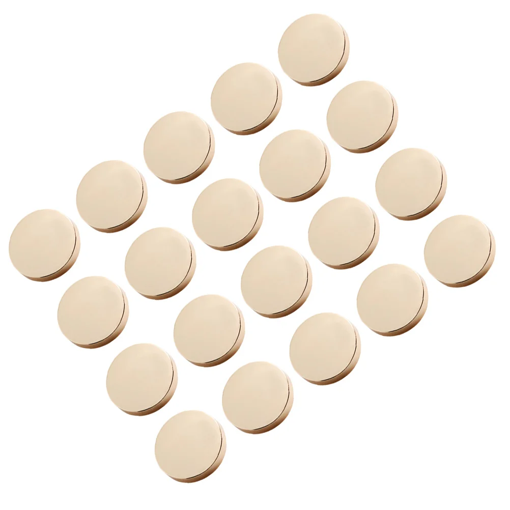 

20Pcs Metal Buttons Durable Simple Looking Fashion Sewing Decorative Costume Buttons Golden Costume Metal Button
