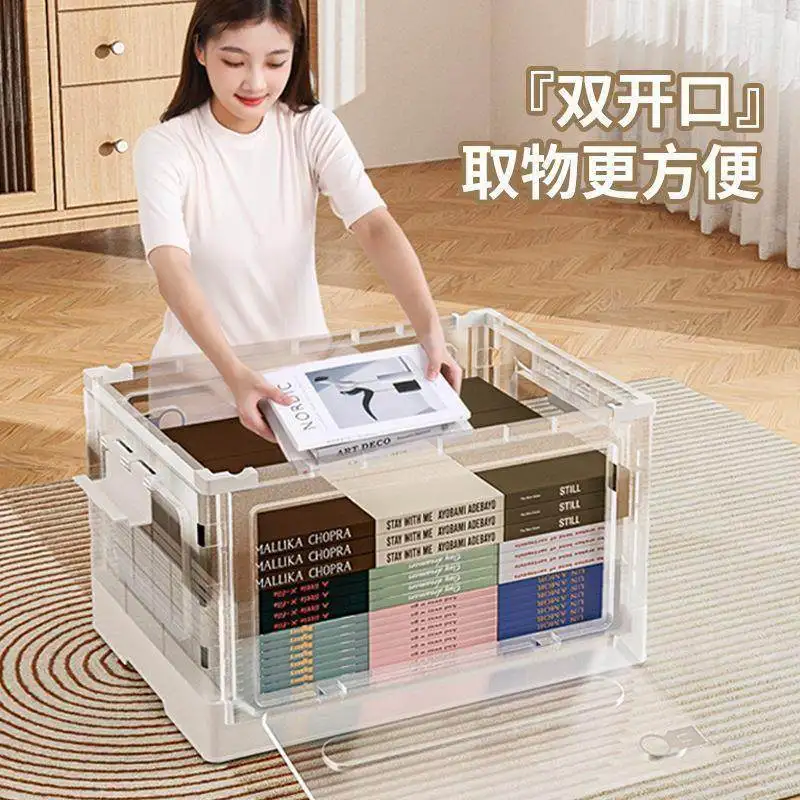 Transparent and breathable oversized acrylic pet box Hamster cage Portable outer cage storage box Storage box