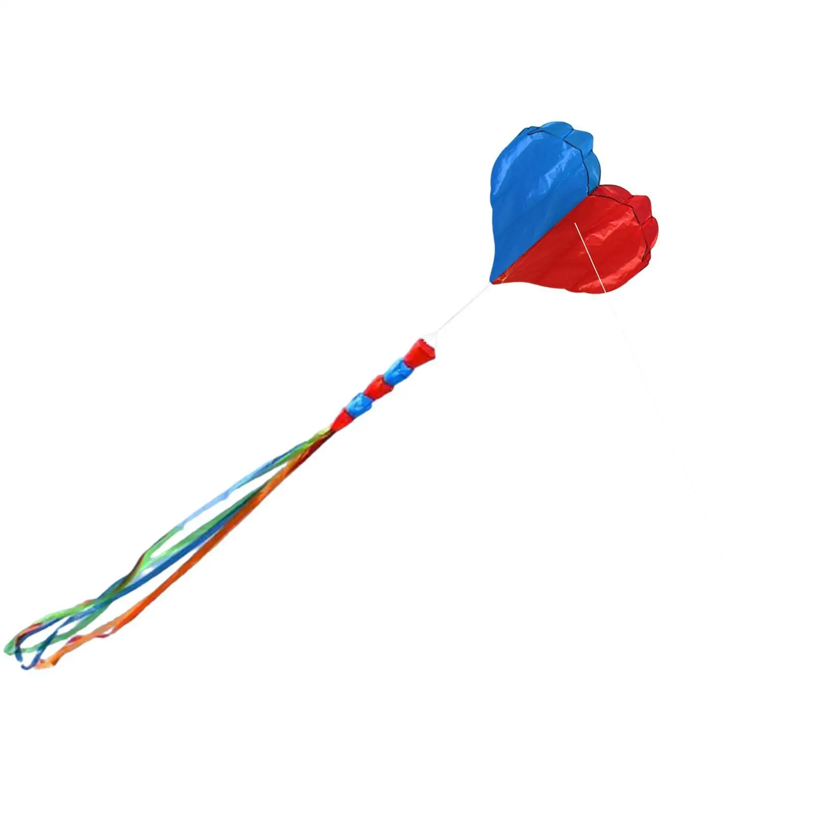 

Flying Kites Heart-shaped Outdoors Activities Giant Sports Toy Soft Kite Large Soft Kite for Garden Beach Outdoor Trip Beginners
