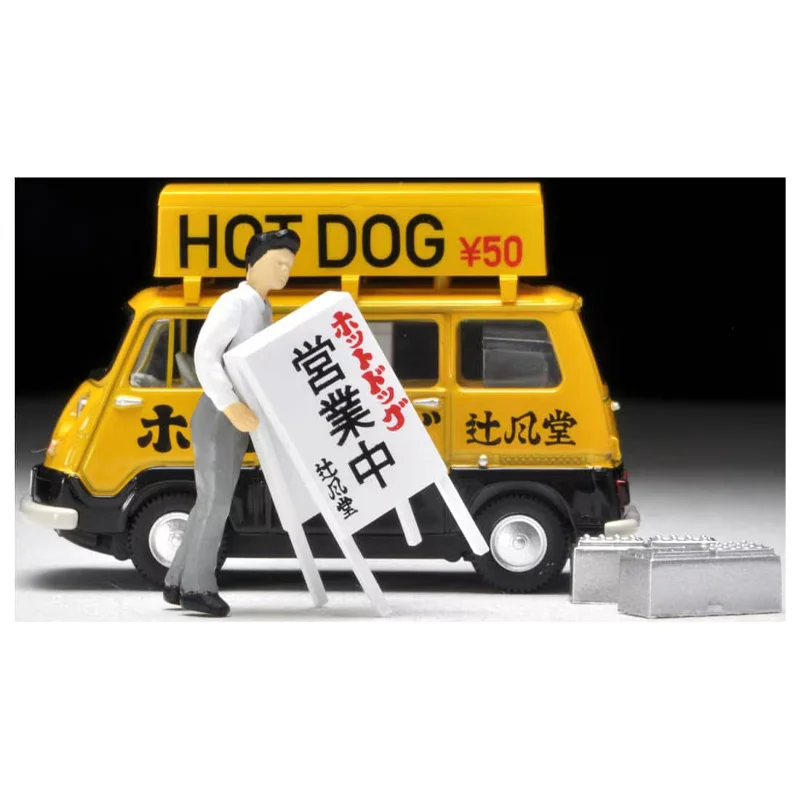 TAKARA TOMYTEC Tomica 1/64 TLV-201a Subaru SAMBAR Hot Dog Vending Car lega giocattolo motore Diecast modello in metallo regali