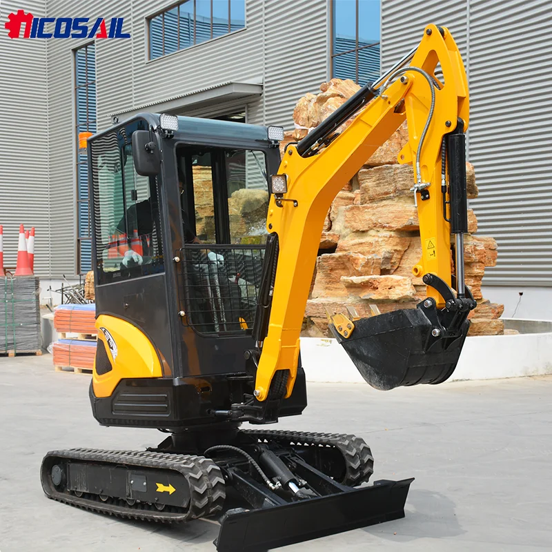 

Mini Compact Excavator Home New Digger 2.5 Ton EPA Crawler Bagger With Attachments Factory Directly Provide Kubota Engine Euro 5