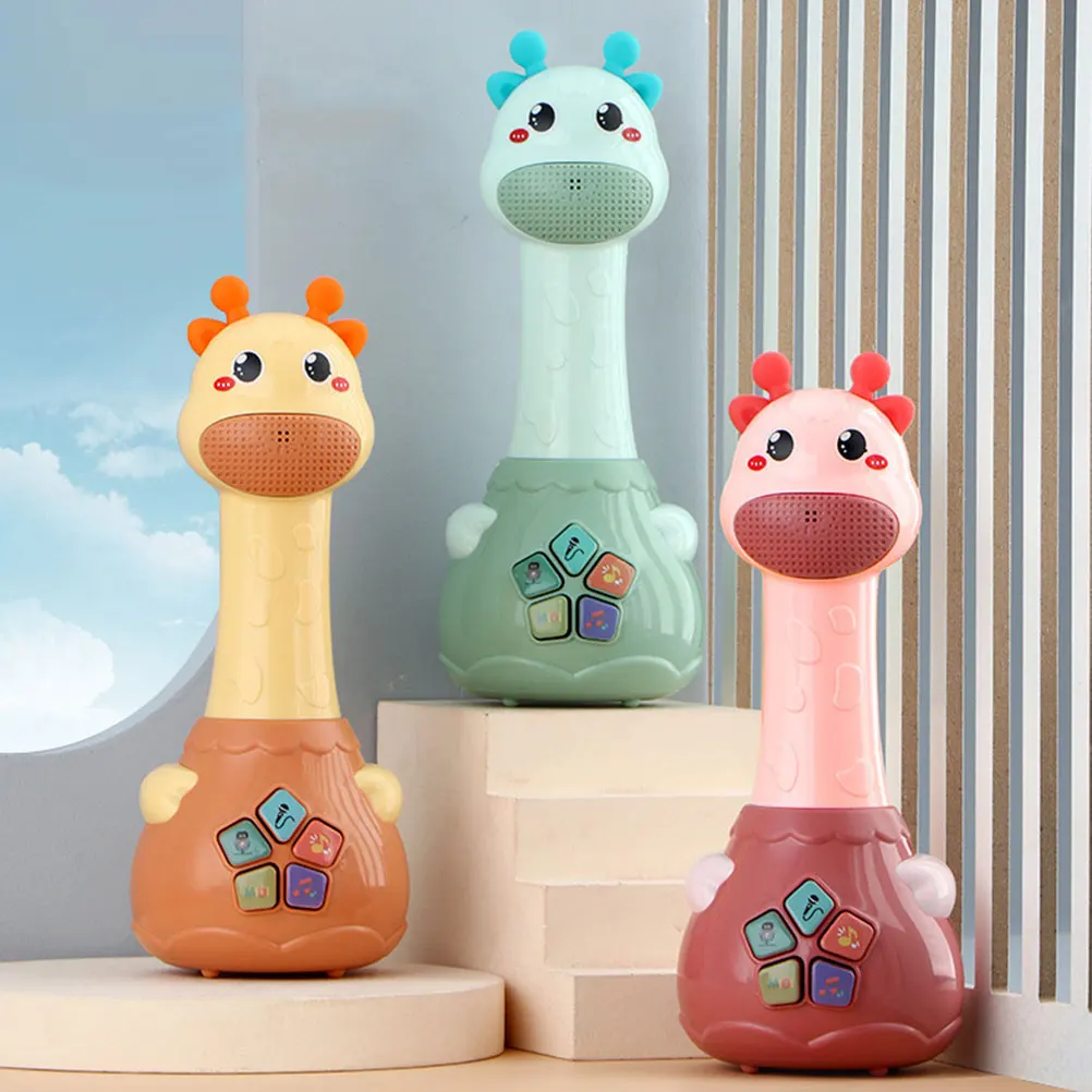 

Microphone Toy Singing Recording Karaoke Microphone Plaything Plaything ABS Lightweight Musical Instrument Baby Toys
