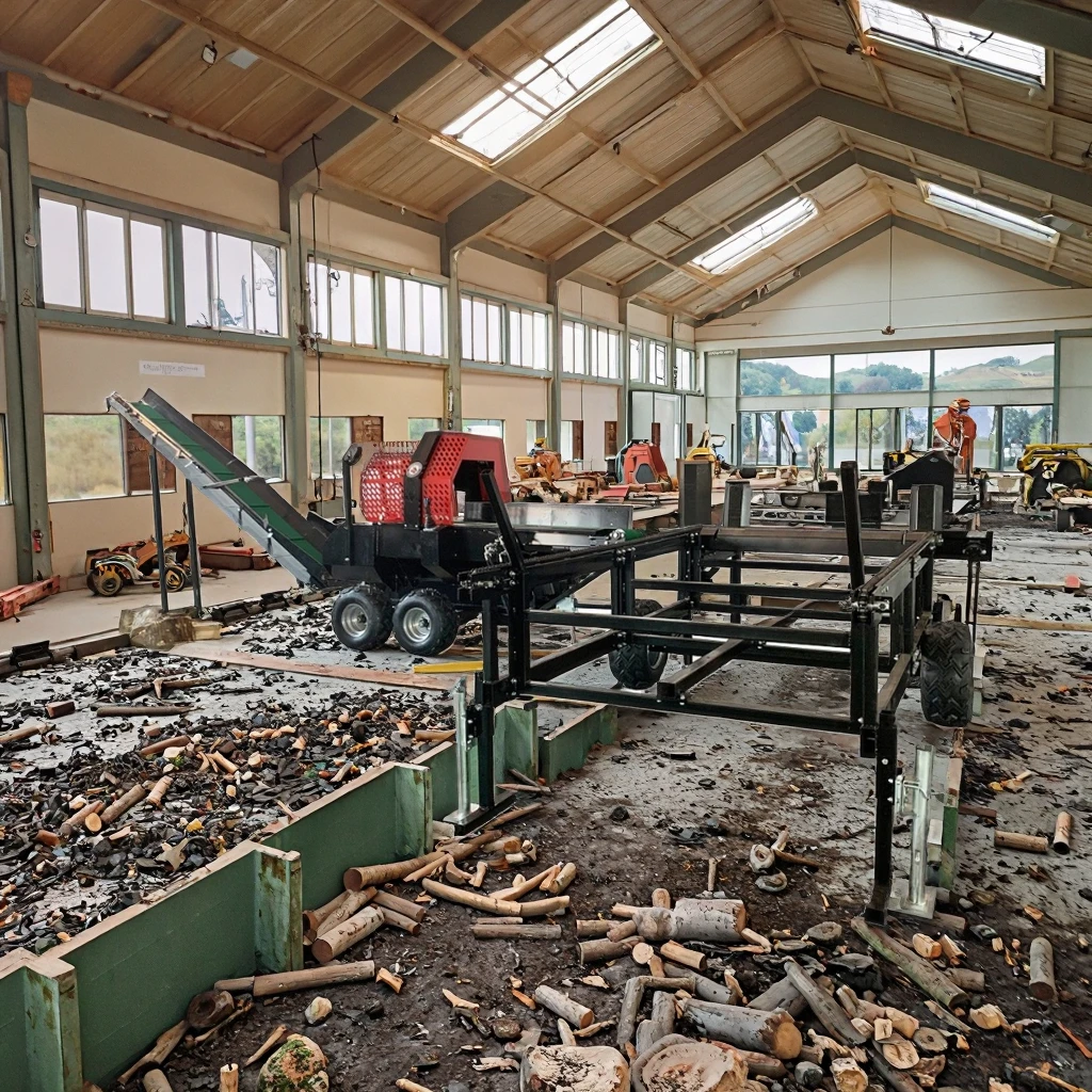 Wood processor/30 ton wood splitter hydraulic