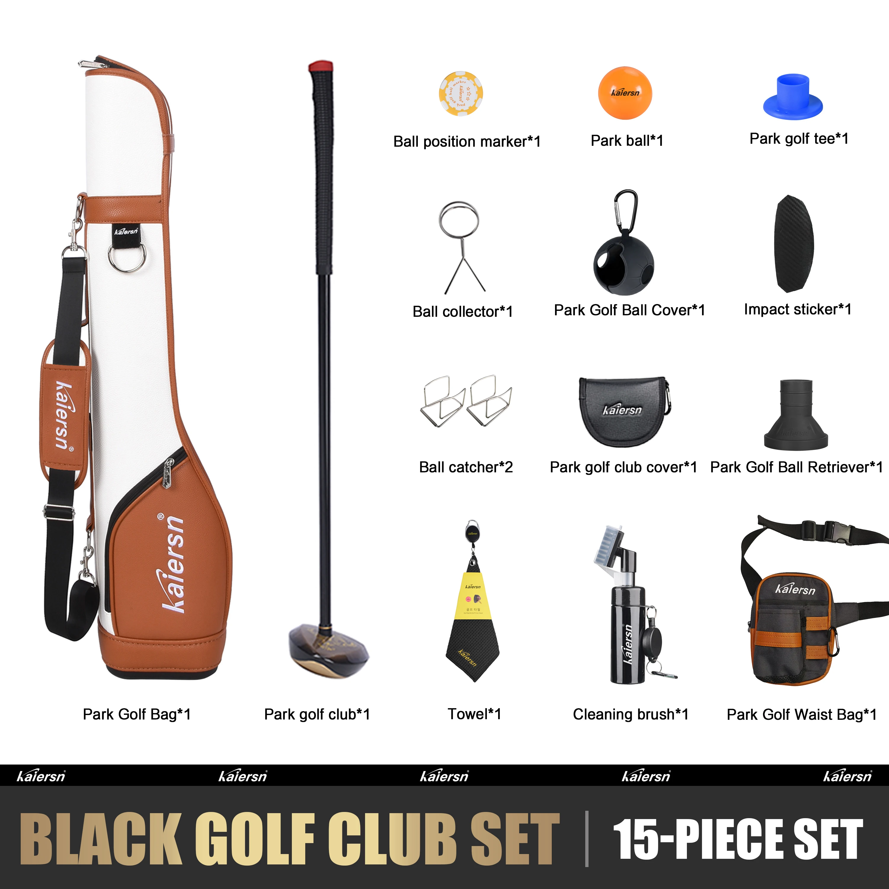 Kaiersn Park Golfset voor begi - Men Accessories Kit Bag recensie en prijs