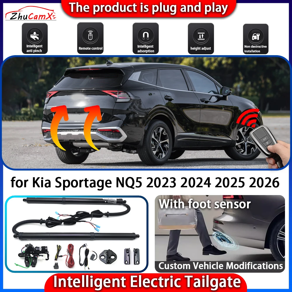 

ZhuCamX Smart Powered Tailgate System for Kia Sportage NQ5 2023 2024 2025 Automatic Intelligent Electric Trunk Lift Control Kit