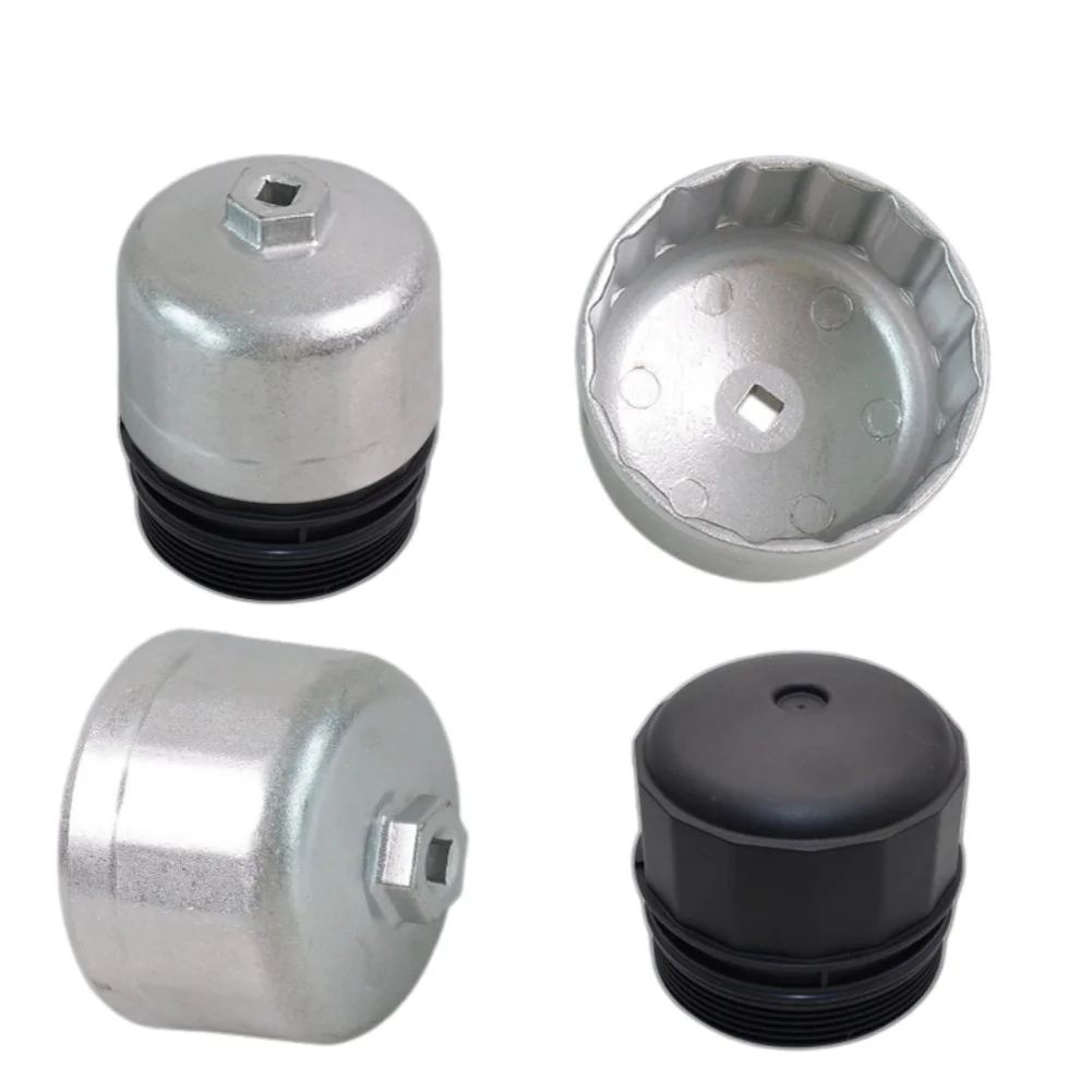 Aluminum Oil Filter Wrench 86 mm with For 16 Flutes for Removing Oil Filter Housing on For BMW and For Volvo Cars
