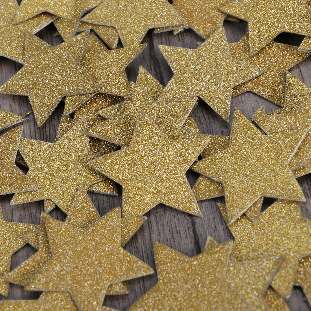 

200Pcs Gold Glitter Five-Pointed Stars Confetti Scatters Wedding Table Decorations Party Decor Supplies Confetti Scatters