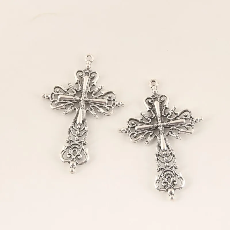 5pcs New Fashion Cross Alloy Charms Religious Christian Pendants For Making Handmade DIY Jewelry Accessories Findings