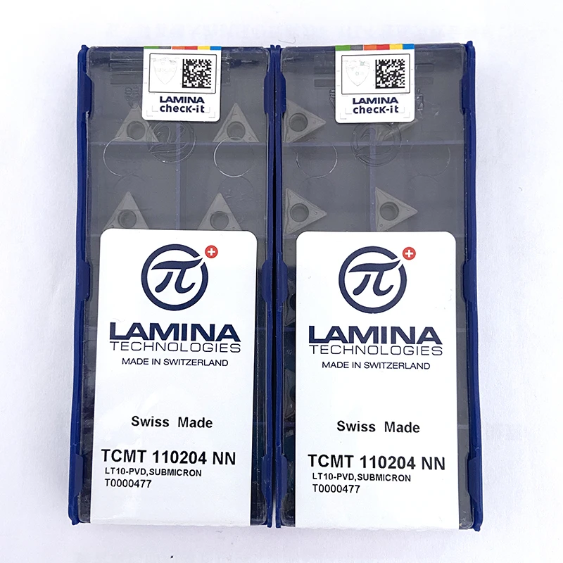 TCMT110204-NN LT10 100% Original LAMINA carbide insert with the best quality 10pcs/lot free shipping