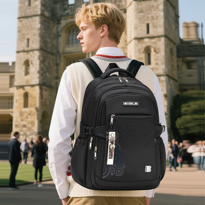 

Oxford Cloth Backpack for Students Primary & Secondary School Bookbag for Boys Girls,Durable Daypack Back to School