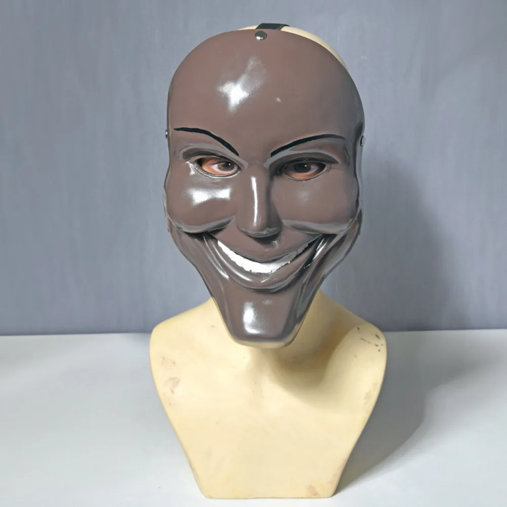 

Resin Horror Killer Grin GOD Mask Smiley Purge Mask Halloween Party Cosplay Masquerade Props