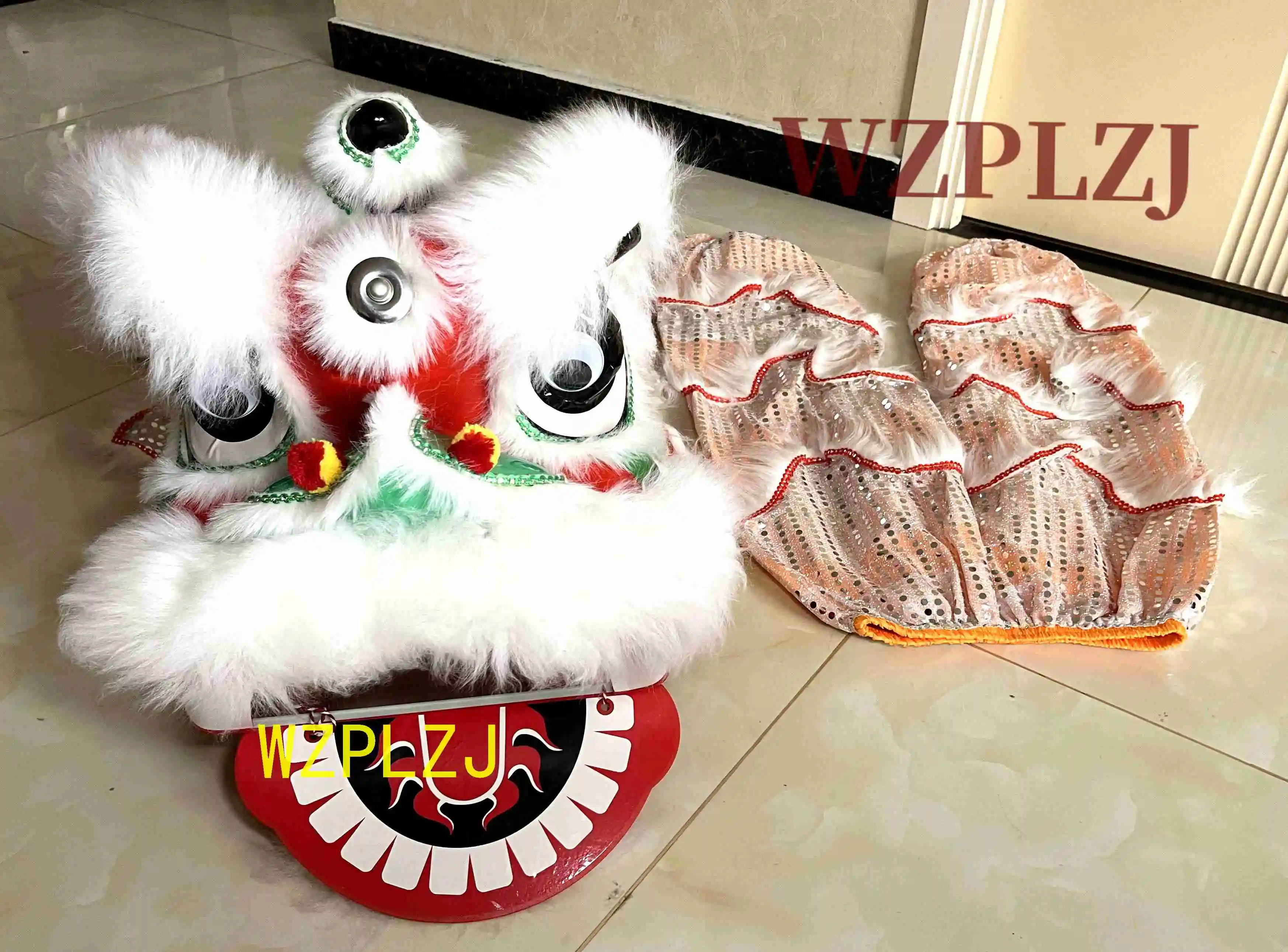 Child Lion Dance Costume Pants - usage example