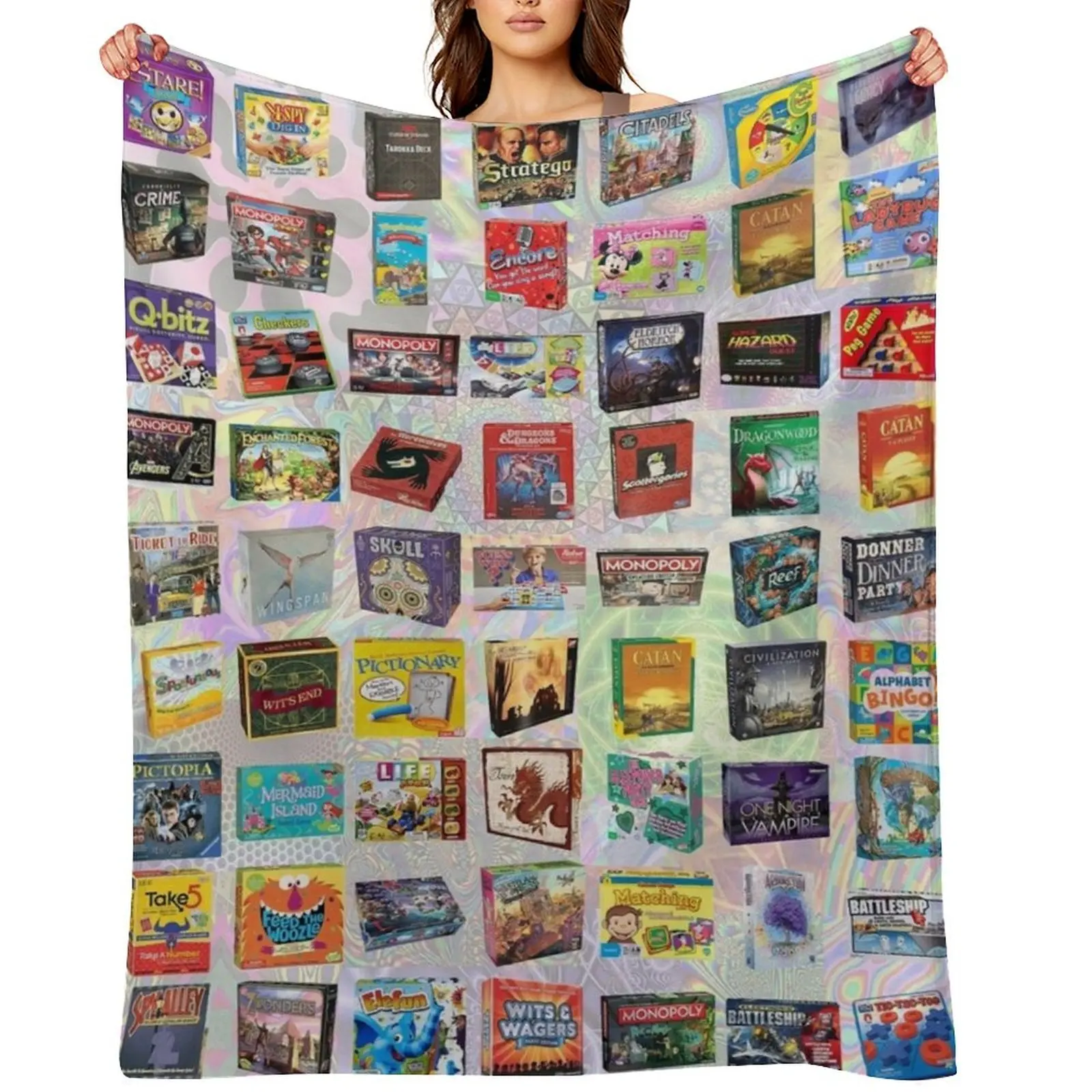 

Board Games Throw Blanket Soft Beds Tourist Warm Stuffeds Blankets