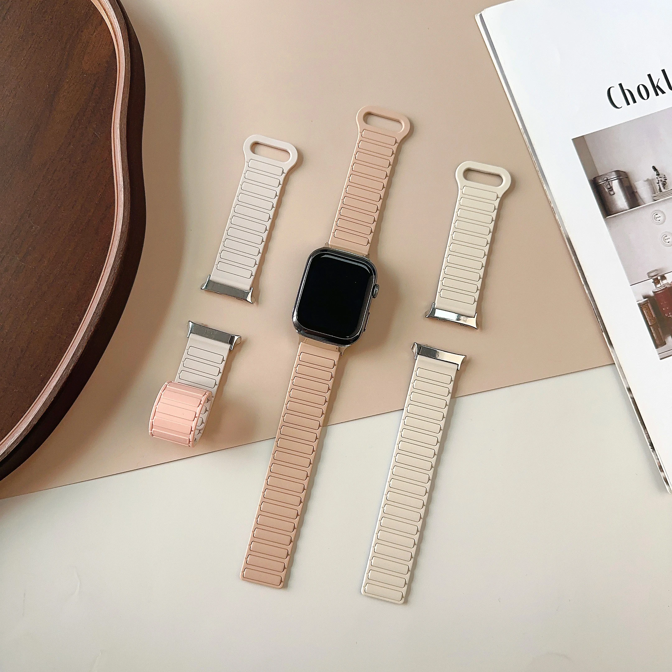 Miękki silikonowy pasek magnetyczny do zegarka Huawei D2 bransoletka do smartwatcha opaska z pętlą do zegarka Huawei D2 opaska na nadgarstek Correa akcesoria