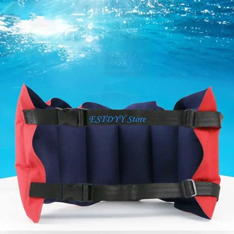G6DE Adjustable Pool Flotation Belt Swim Belt Inflatable Swimming Float Belt
