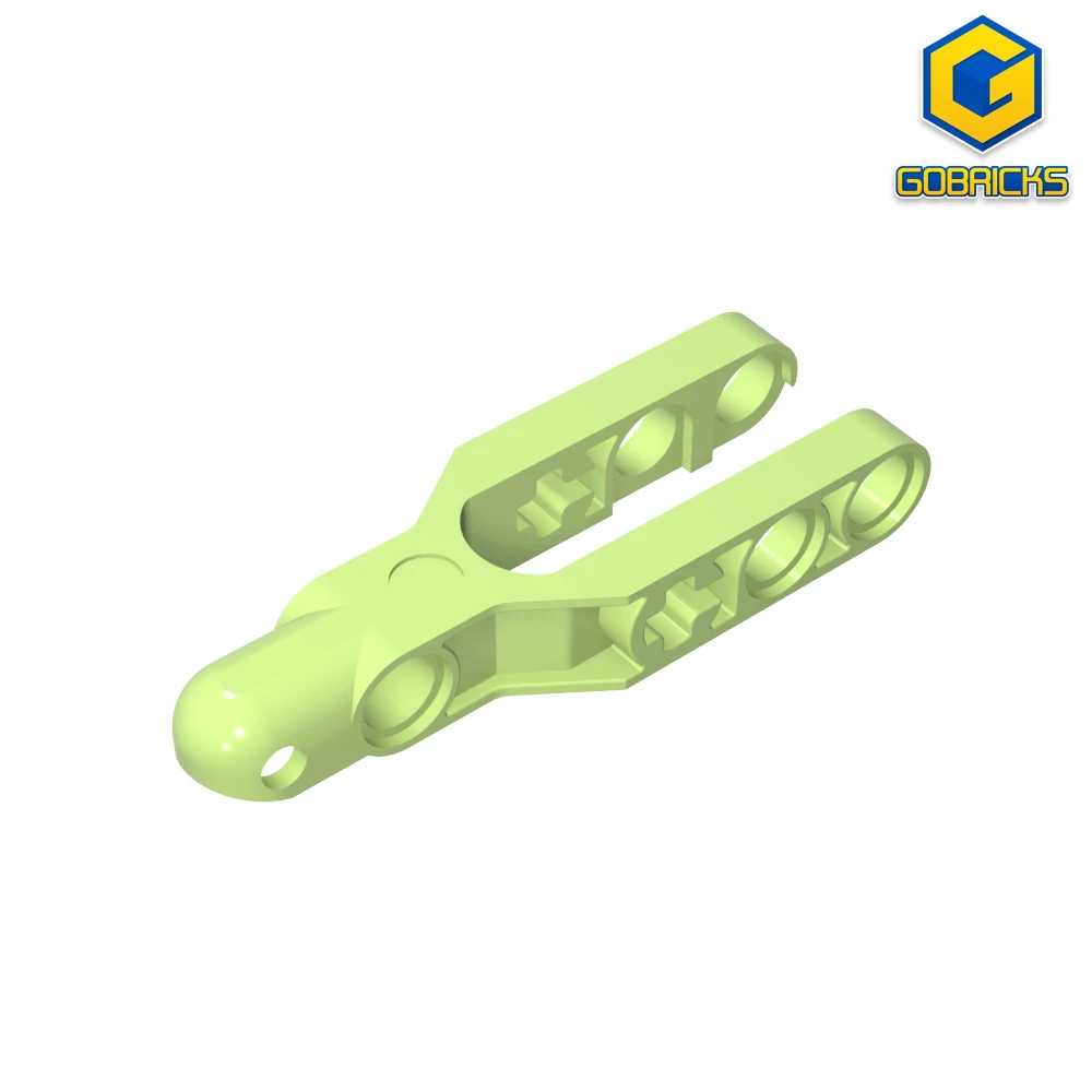 

Кирпичи Gobricks в сборе GDS-1033, технические детали, рулевой рычаг 6x2, совместимый с строительными блоками lego 57515
