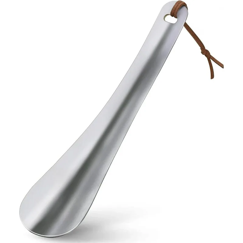 Stainless Steel Shoe Horn | 1PC Metal Shoe Helper for Elderly Men Women | Easy Slip-On Durable Shoe Assistant