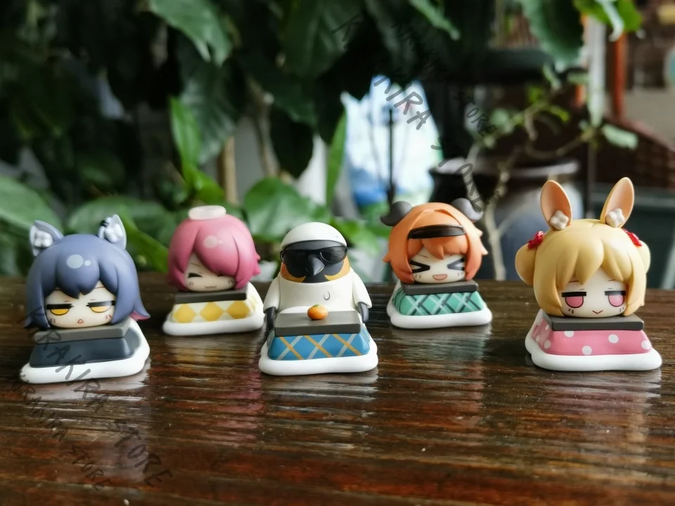 

Arknights Official Genuine Mascot Exusiai Amiya Texas Sora Cosplay Action Figurine Model Kit Anime Ornaments Christmas Present