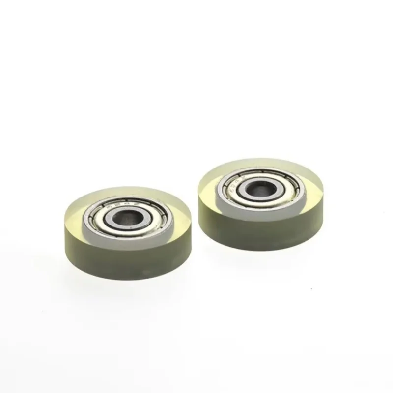 1 Buah Roda Bantalan Berlapis Poliuretan 4X18X5Mm, Katrol Rol