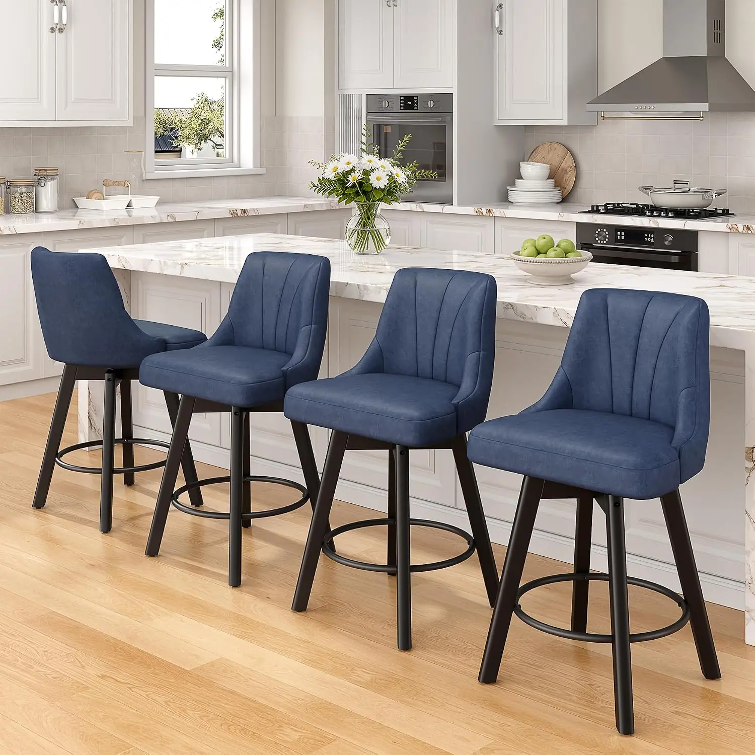 Counter Height Swivel Bar Stools, 24
