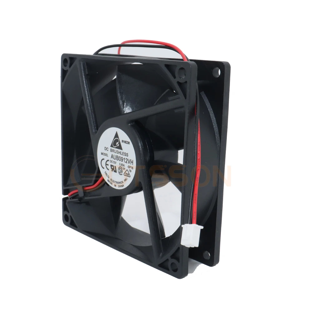 Ventilateurs de refroidissement pour processeur d'ordinateur, 2 fils, nouveau, pour AFB0912VH AUB0912VH 92mm 92*92*25MM 9225 DC 12V 0.60A