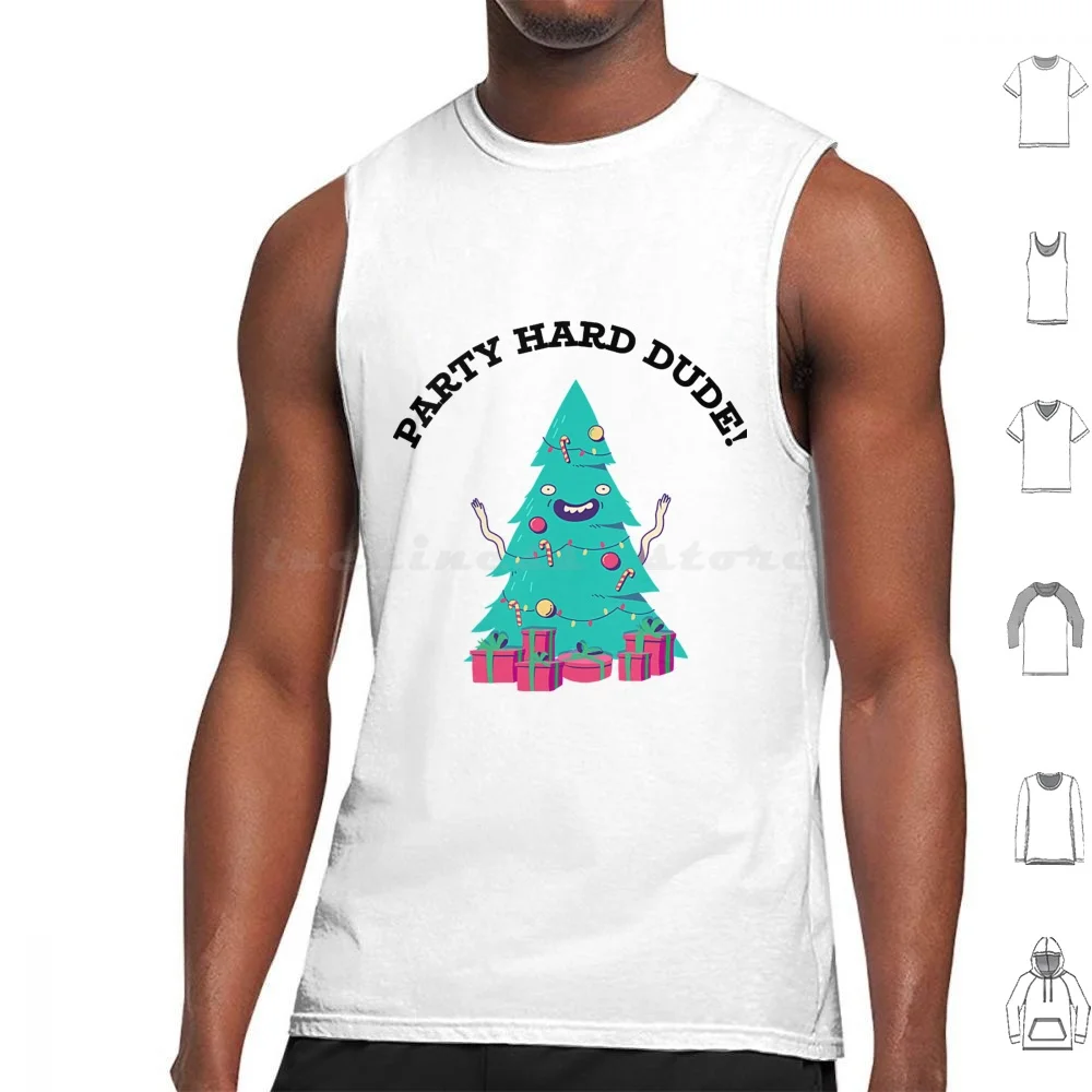 Party Hard Dude Tank Tops Vest Sleeveless Christmas Christmas Decorations Christmas Is Coming Christmas Time Family Han Solo