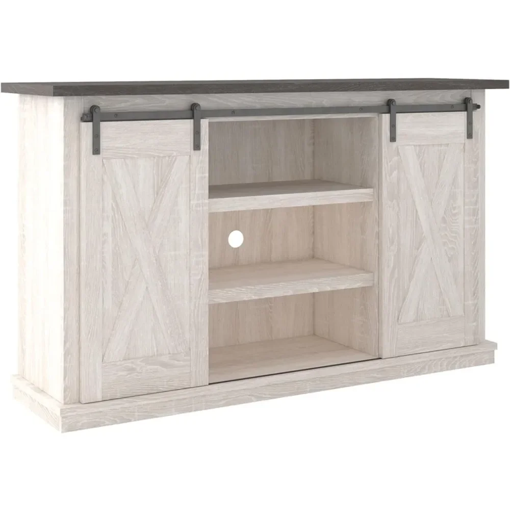 Signature Design Farmhouse TV Stand Fits TVs up to 50