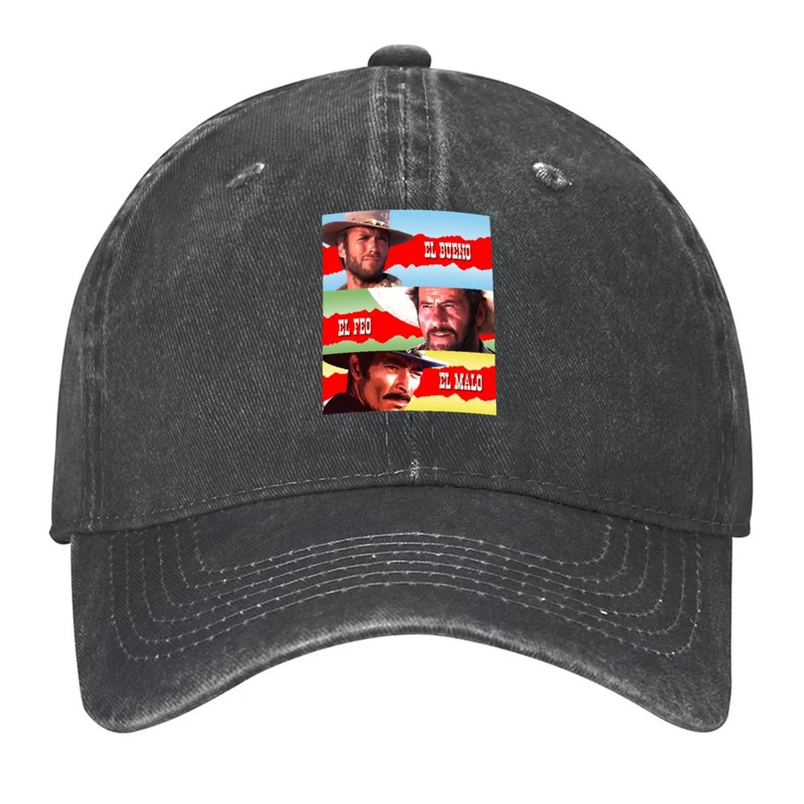 

Good bad ugly faces Baseball Cap Rugby Gentleman Hat Sun Hat For Children beach hat Men Women's