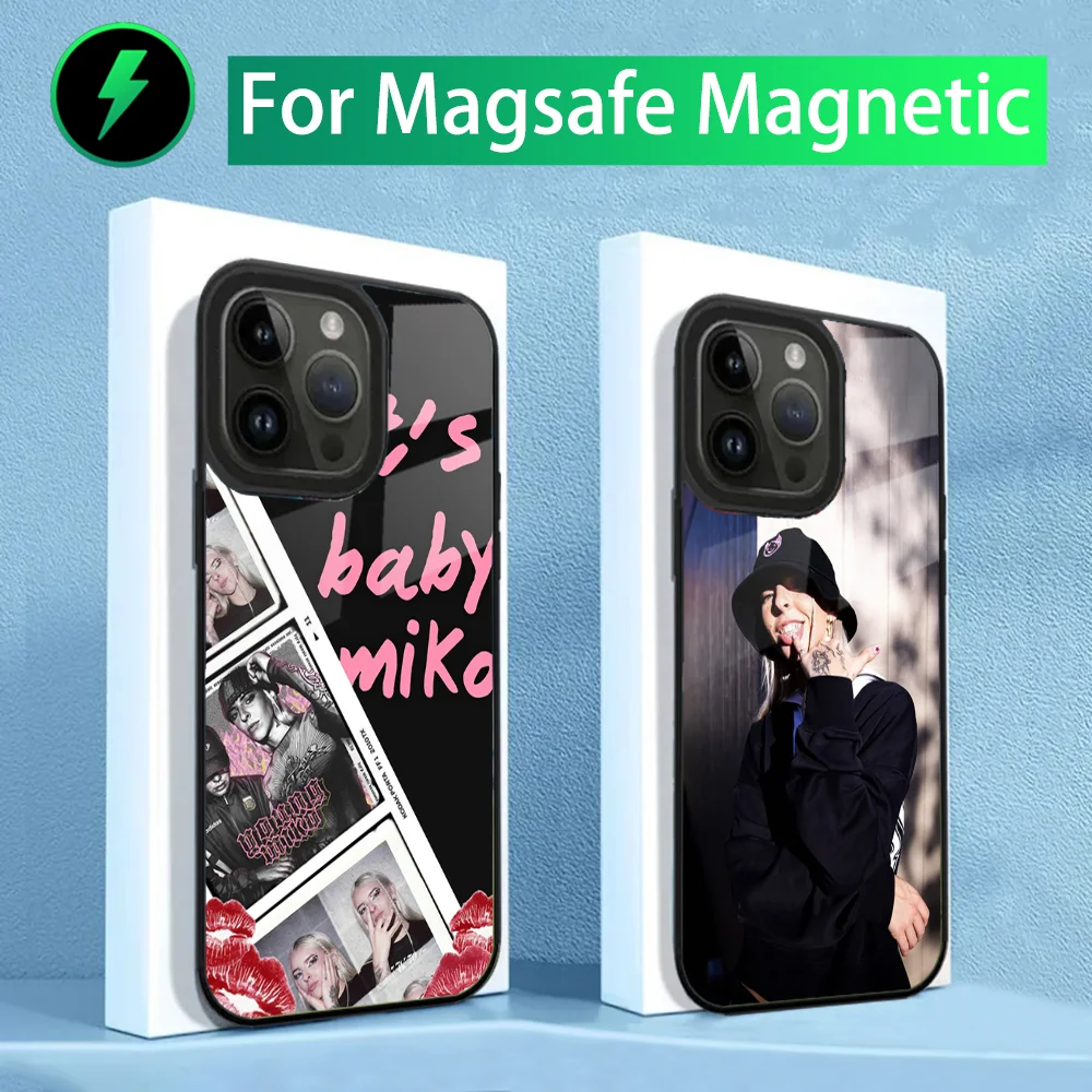 

Rapper Young M-Miko Phone Case For iPhone 16,15,14,13,12,11,Plus,Pro,Max Mini Magsafe Magnetic Wireless Charging