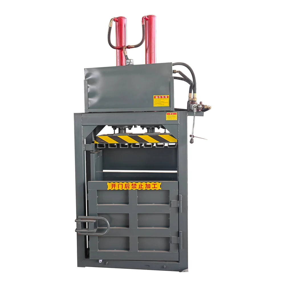 Waste Plastic Baling Machine Vertical Hydraulic Baler Compactor Pet Bottle Press Baler Machine For Sale