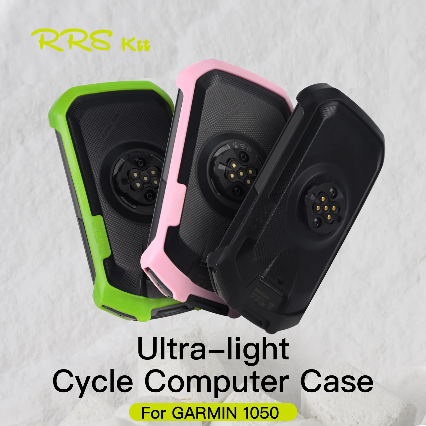Rrskit Bicycle Computer Ultra-light Silicone Protective Cover Bike GPS Speedometer Anti Drop Waterproof Case For Garmin 1050 image 2