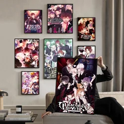 Anime D-Diabolik Lovers Movie Sticky Posters Retro Kraft Paper Sticker DIY Room Bar Cafe Aesthetic Art Wall Painting
