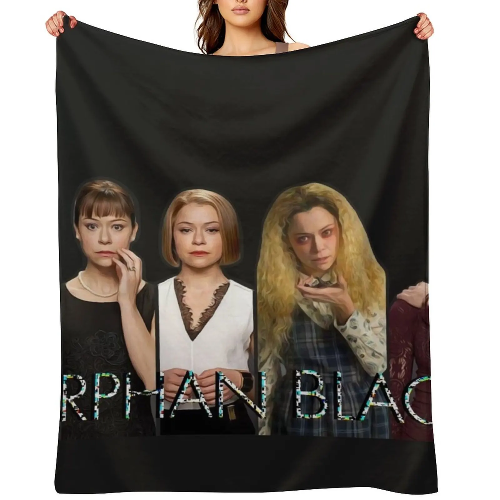 

Orphan Black Glitch Throw Blanket Fashion Sofas Warm funny gift Luxury Thicken Blankets