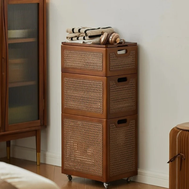 

Плетеная корзина для белья с колесиками — корзина на колесиках, корзина для хранения игрушек, складной органайзер для одежды, корзина для домашнего хранения