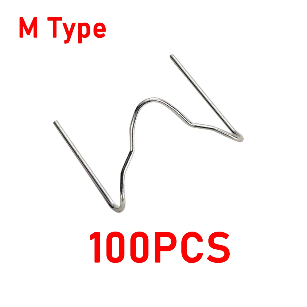 Kunststoff-Schweißklammern, 1000/500/200/100 Stück, 4 Arten, 0,8 mm, Schweißnägel, Kunststoff-Schweißgerät, Reparaturnägel-Set