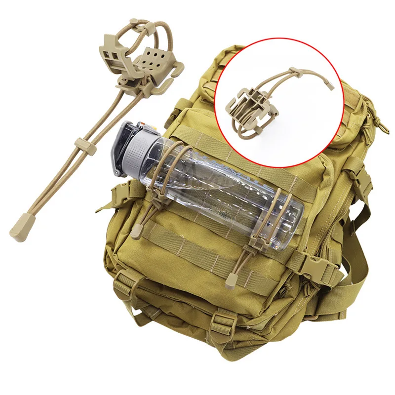 

MOLLE органайзер для снаряжения, застежка-фонарик, бутылка с водой, фиксированная многофункциональная подвесная пряжка, уличный рюкзак, жилет, аксессуары