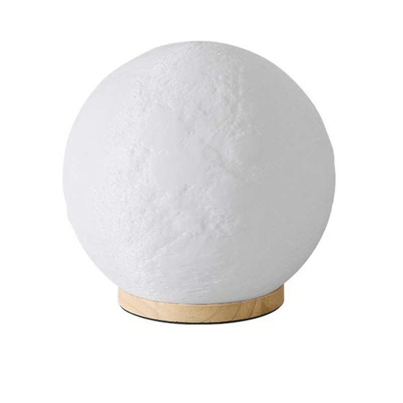 

B03B-Rotating Large Moon Lamp 3D Printed Hanging Moon Light Night Lights For Kids Room Galaxy Lamp Gift For Kids Boys/Girls