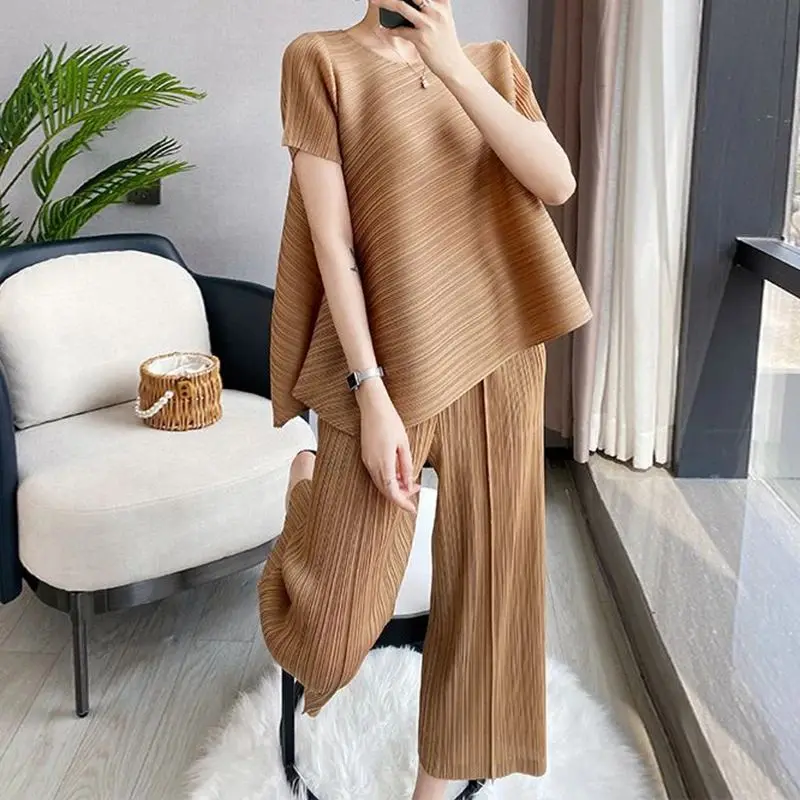 

Классические плиссированные брюки irt, вечерние наряды, женская модная коллекция осени 2023, женский костюм Ele