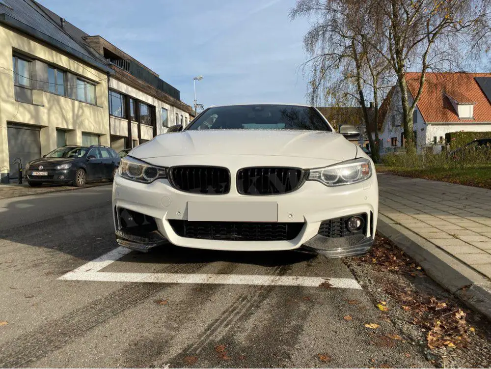 

Front Bumper Lip Spoiler Splitters for BMW 4 Series F32 F33 F36 M Sport Coupe Convertible 2014 - 2019 Carbon Fiber Car Styling