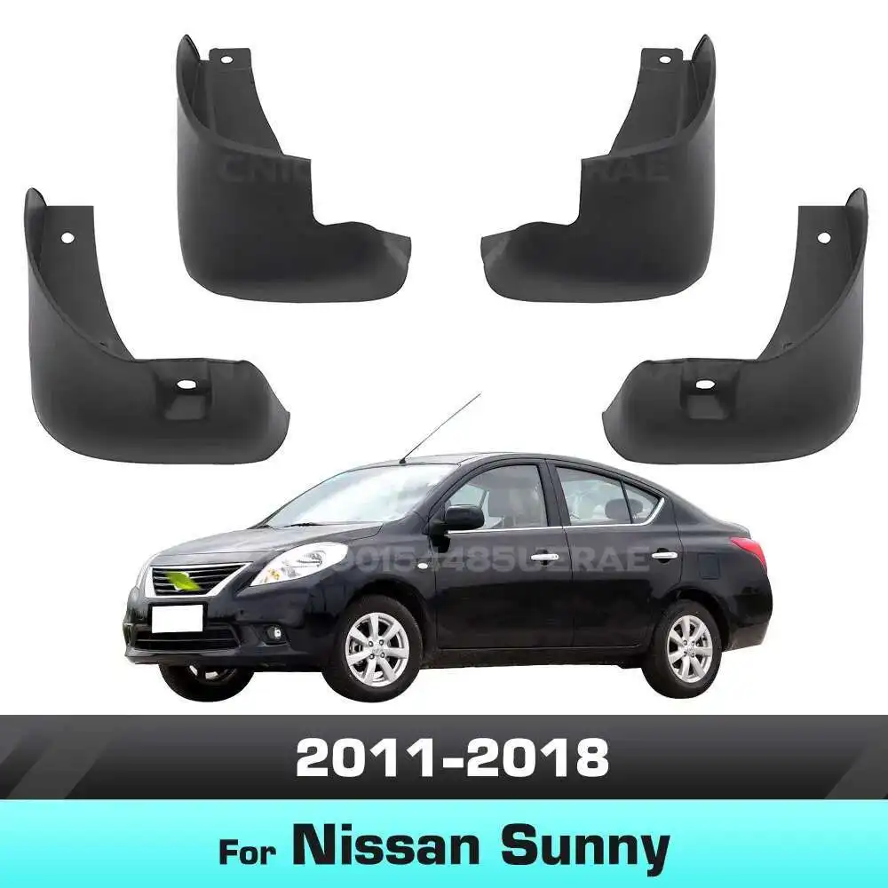 

For Nissan sunny 2011 2012 2013 2014 2015 2016 2017 2018 Fender Mudguard Mud Flaps Guard Splash Flap Mudguards Car Accessories